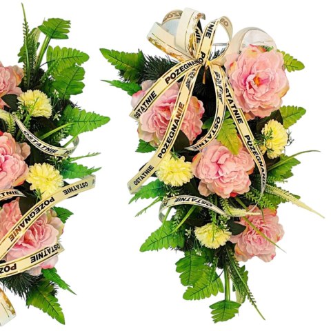 WIENIEC POGRZEBOWY WIĄZANKA STROIK NA GRÓB CMENTARZ WYSYŁKA 24H