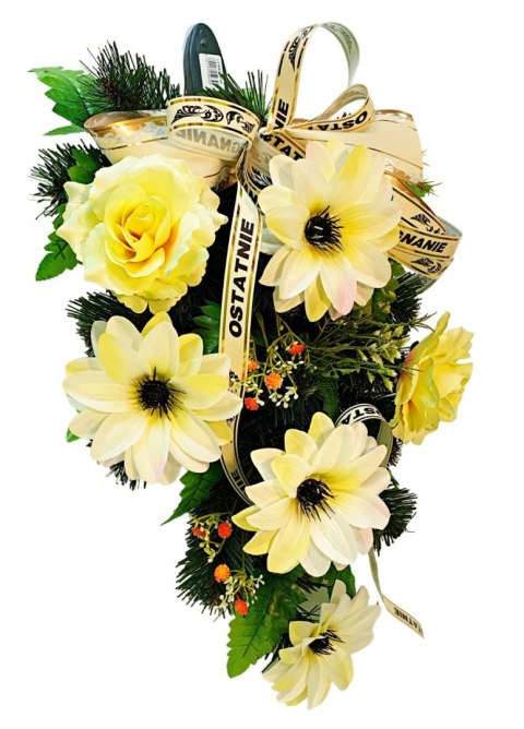 WIENIEC POGRZEBOWY WIĄZANKA STROIK NA GRÓB CMENTARZ WYSYŁKA 24H