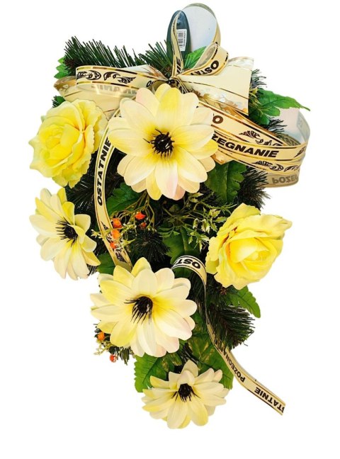 WIENIEC POGRZEBOWY WIĄZANKA STROIK NA GRÓB CMENTARZ WYSYŁKA 24H