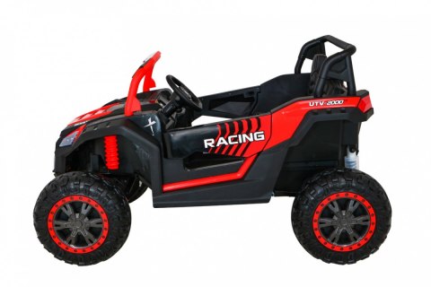 Buggy ATV Racing dla 2 dzieci Czerwony + Napęd 4x4 + Pilot + Wolny Start + MP3 LED Buggy ATV Racing dla 2 dzieci Czerwony + Napęd 4x4 + Pilot + Wolny Start + MP3 LED