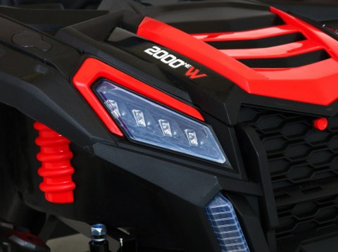 Buggy ATV Racing dla 2 dzieci Czerwony + Napęd 4x4 + Pilot + Wolny Start + MP3 LED Buggy ATV Racing dla 2 dzieci Czerwony + Napęd 4x4 + Pilot + Wolny Start + MP3 LED