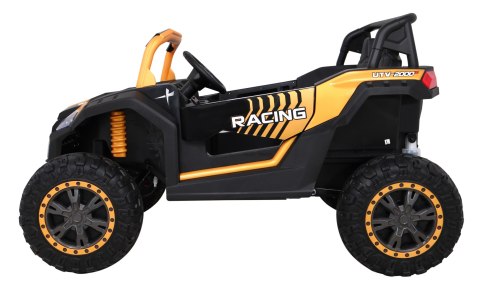 Buggy ATV Racing dla 2 dzieci Złoty + Napęd 4x4 + Pilot + Wolny Start + MP3 LED Buggy ATV Racing dla 2 dzieci Złoty + Napęd 4x4 + Pilot + Wolny Start + MP3 LED