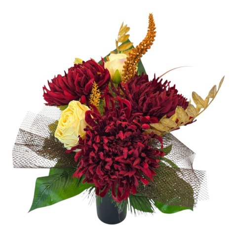 Komplet zestaw stroiki na cmentarz grób na wszystkich świętych