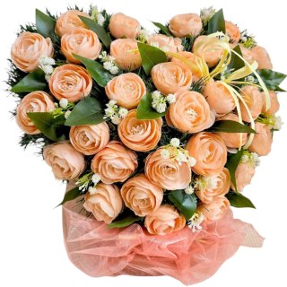 PRZEPIĘKNE DUŻE SERCE XL STROIK NA CMENTARZ GRÓB KOMPOZYCJA KWIATOWA