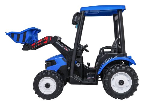 Pojazd MEGA Traktor D68 Z Przyczepką Niebieski Pojazd MEGA Traktor D68 Z Przyczepką Niebieski