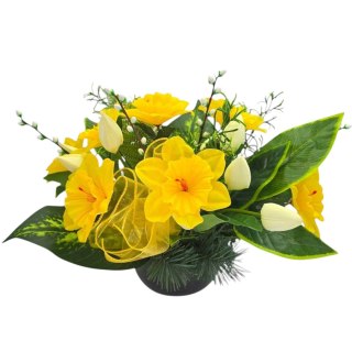 STROIK KOMPOZYCJA KWIATOWA MISA Z OBCIĄŻENIEM NA CMENTARZ GRÓB