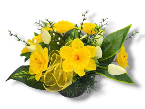 STROIK KOMPOZYCJA KWIATOWA MISA Z OBCIĄŻENIEM NA CMENTARZ GRÓB