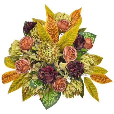 STROIK NA CMENTARZ JESIENNE KWIATY NA GRÓB MISA WSZYSTKICH ŚWIĘTYCH