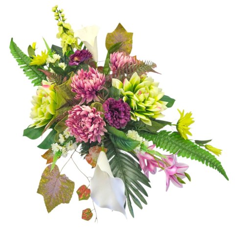 Stroik na cmentarz kompozycja kwiatowa na grób święto 1 listopada