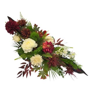 Stroik na cmentarz kwiaty wiązanka miska na grób wszystkich świętych