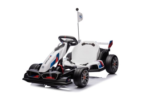 Pojazd Gokart BMW z Funkcją Driftu Biały Pojazd Gokart BMW z Funkcją Driftu Biały