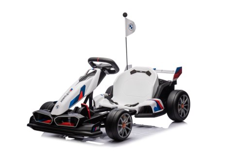 Pojazd Gokart BMW z Funkcją Driftu Biały Pojazd Gokart BMW z Funkcją Driftu Biały
