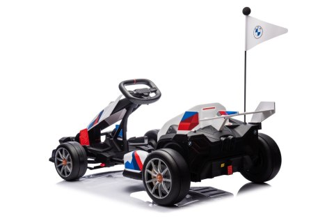 Pojazd Gokart BMW z Funkcją Driftu Biały Pojazd Gokart BMW z Funkcją Driftu Biały