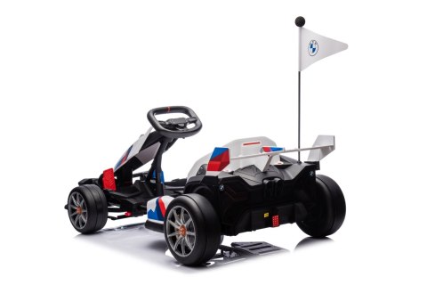 Pojazd Gokart BMW z Funkcją Driftu Biały Pojazd Gokart BMW z Funkcją Driftu Biały
