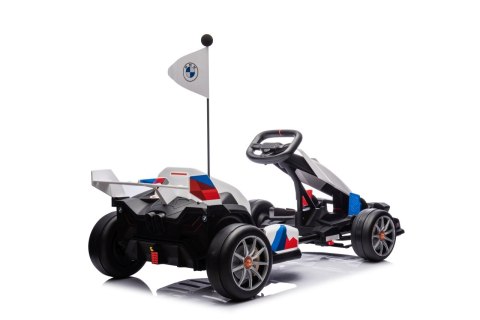 Pojazd Gokart BMW z Funkcją Driftu Biały Pojazd Gokart BMW z Funkcją Driftu Biały