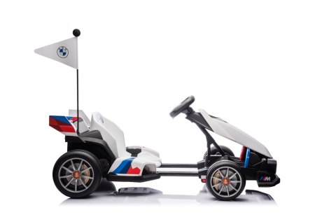 Pojazd Gokart BMW z Funkcją Driftu Biały Pojazd Gokart BMW z Funkcją Driftu Biały
