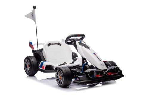 Pojazd Gokart BMW z Funkcją Driftu Biały Pojazd Gokart BMW z Funkcją Driftu Biały