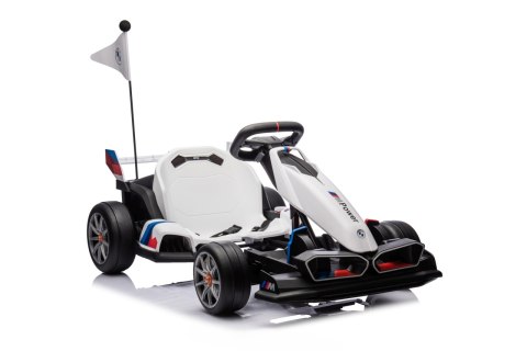 Pojazd Gokart BMW z Funkcją Driftu Biały Pojazd Gokart BMW z Funkcją Driftu Biały