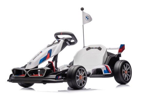 Pojazd Gokart BMW z Funkcją Driftu Biały Pojazd Gokart BMW z Funkcją Driftu Biały