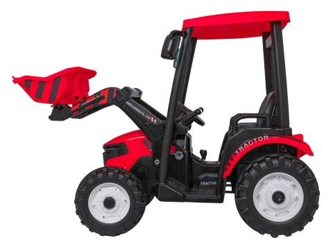 Pojazd MEGA Traktor D68 Z Przyczepką Czerwony Pojazd MEGA Traktor D68 Z Przyczepką Czerwony