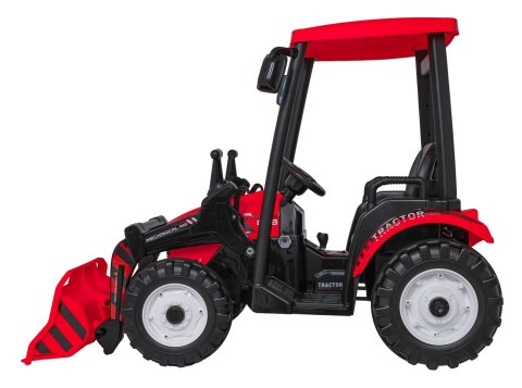 Pojazd MEGA Traktor D68 Z Przyczepką Czerwony Pojazd MEGA Traktor D68 Z Przyczepką Czerwony