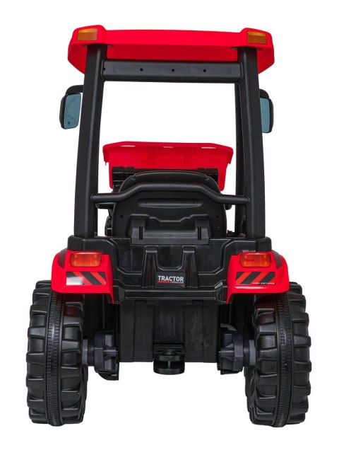 Pojazd MEGA Traktor D68 Z Przyczepką Czerwony Pojazd MEGA Traktor D68 Z Przyczepką Czerwony