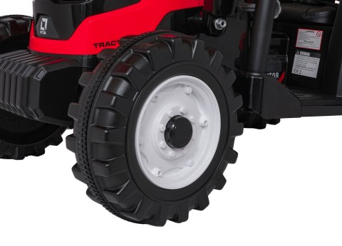 Pojazd MEGA Traktor D68 Z Przyczepką Czerwony Pojazd MEGA Traktor D68 Z Przyczepką Czerwony