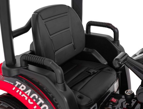 Pojazd MEGA Traktor D68 Z Przyczepką Czerwony Pojazd MEGA Traktor D68 Z Przyczepką Czerwony
