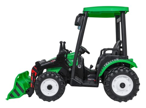 Pojazd MEGA Traktor D68 Z Przyczepką Zielony