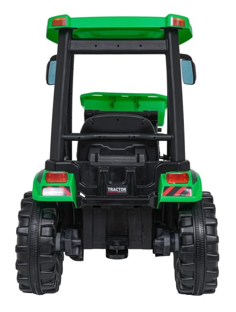 Pojazd MEGA Traktor D68 Z Przyczepką Zielony