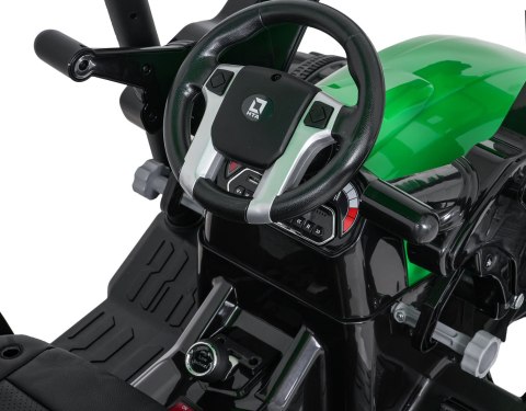 Pojazd MEGA Traktor D68 Z Przyczepką Zielony