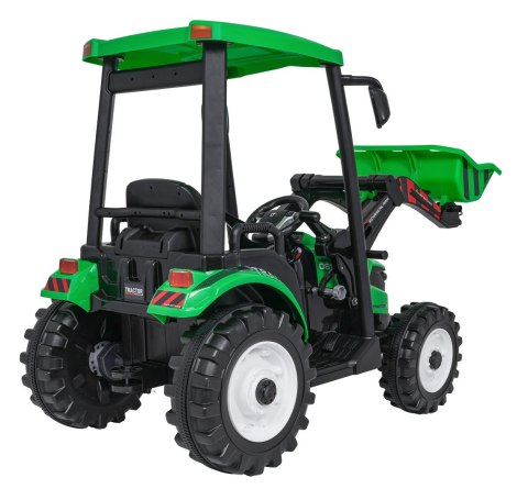 Pojazd MEGA Traktor D68 Z Przyczepką Zielony