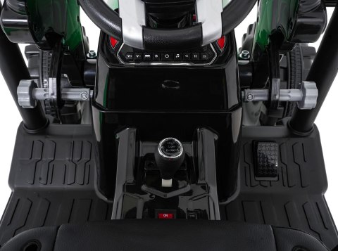 Pojazd MEGA Traktor D68 Z Przyczepką Zielony