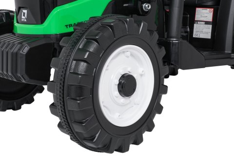 Pojazd MEGA Traktor D68 Z Przyczepką Zielony