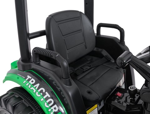 Pojazd MEGA Traktor D68 Z Przyczepką Zielony