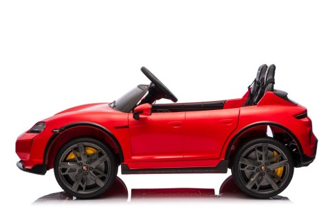 Pojazd Porsche Taycan Turbo S Czerwony