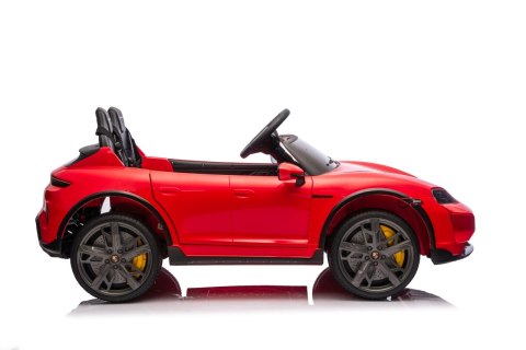 Pojazd Porsche Taycan Turbo S Czerwony