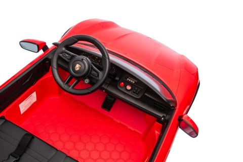 Pojazd Porsche Taycan Turbo S Czerwony