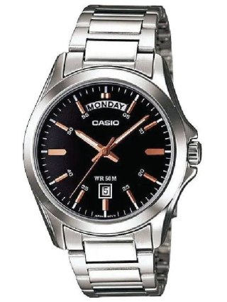 ZEGAREK MĘSKI CASIO MTP-1370D-1A2V (zd025a) + BOX