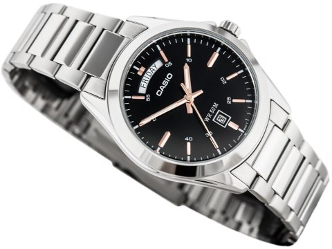 ZEGAREK MĘSKI CASIO MTP-1370D-1A2V (zd025a) + BOX