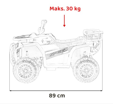 Pojazd Quad ATV Robust 01 Żółty