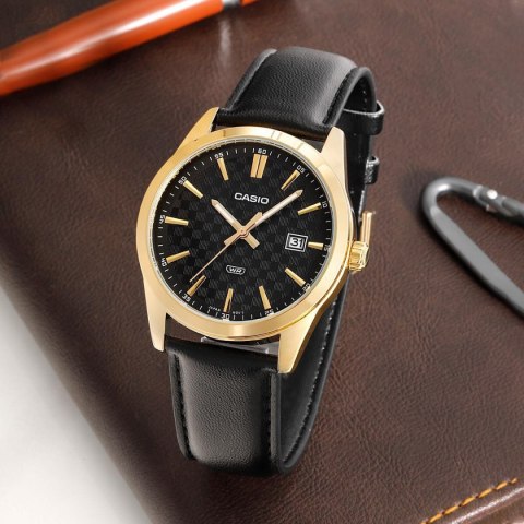 ZEGAREK MĘSKI CASIO MTP-VD03GL-1A + BOX