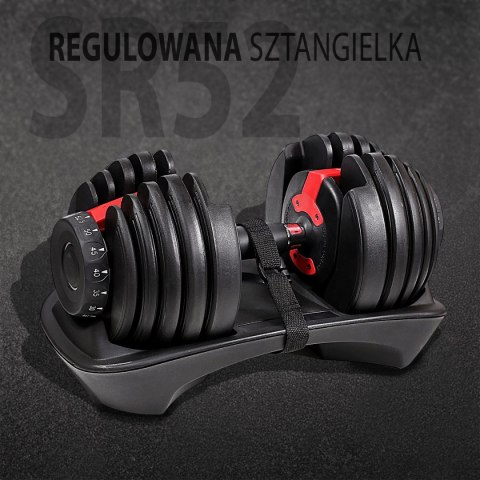 ZESTAW SR52 SZTANGIELKI REGULOWANE (2 SZT.) + STR10 PRO STOJAK HMS ZESTAW SR52 SZTANGIELKI REGULOWANE (2 SZT.) + STR10 PRO STOJAK HMS