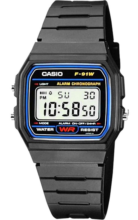 Zegarek Męski CASIO F-91W-1DG Zegarek Męski CASIO F-91W-1DG