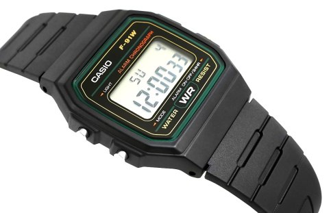 Zegarek Męski CASIO F-91W-3DG + BOX Zegarek Męski CASIO F-91W-3DG + BOX