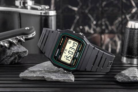 Zegarek Męski CASIO F-91W-3DG + BOX Zegarek Męski CASIO F-91W-3DG + BOX