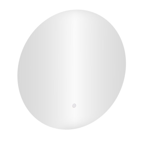 Lustro łazienkowe LED okrągłe ścienne 60 cm 3 barwy włącznik dotykowy ModernHome