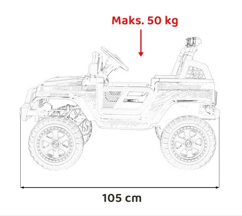 Pojazd OFF ROAD 4x4 SPORT Biały