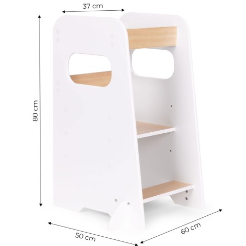 Pomocnik kuchenny kitchen helper Montessori regulowany podest dla dziecka ECOTOYS