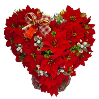 STROIK ŚWIĄTECZNY SERCE NA CMENTARZ GRÓB GWIAZDA BETLEJEMSKA